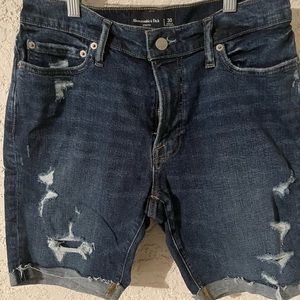 Abercrombie & Fitch distressed denim boys shorts